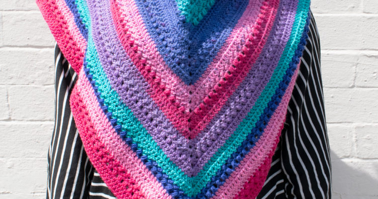 Triangle Shawl Crochet Pattern