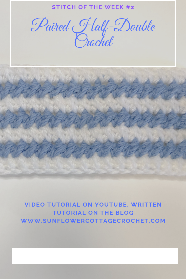 Stitch of the Week: Paired HDC