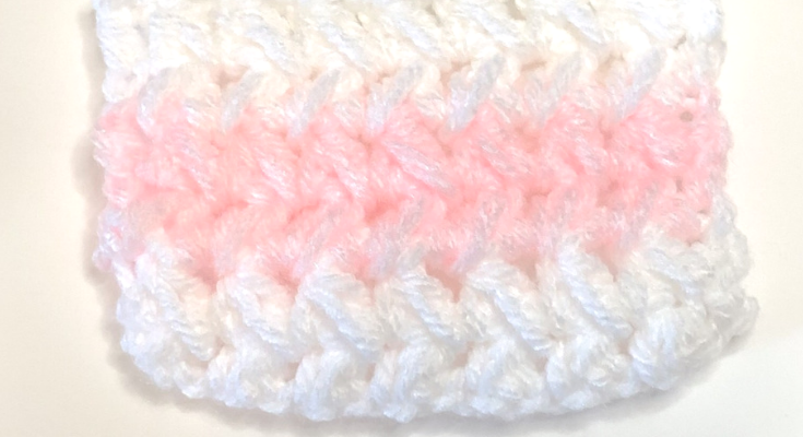 Stitch of the Week: Staggered HDC Pairs
