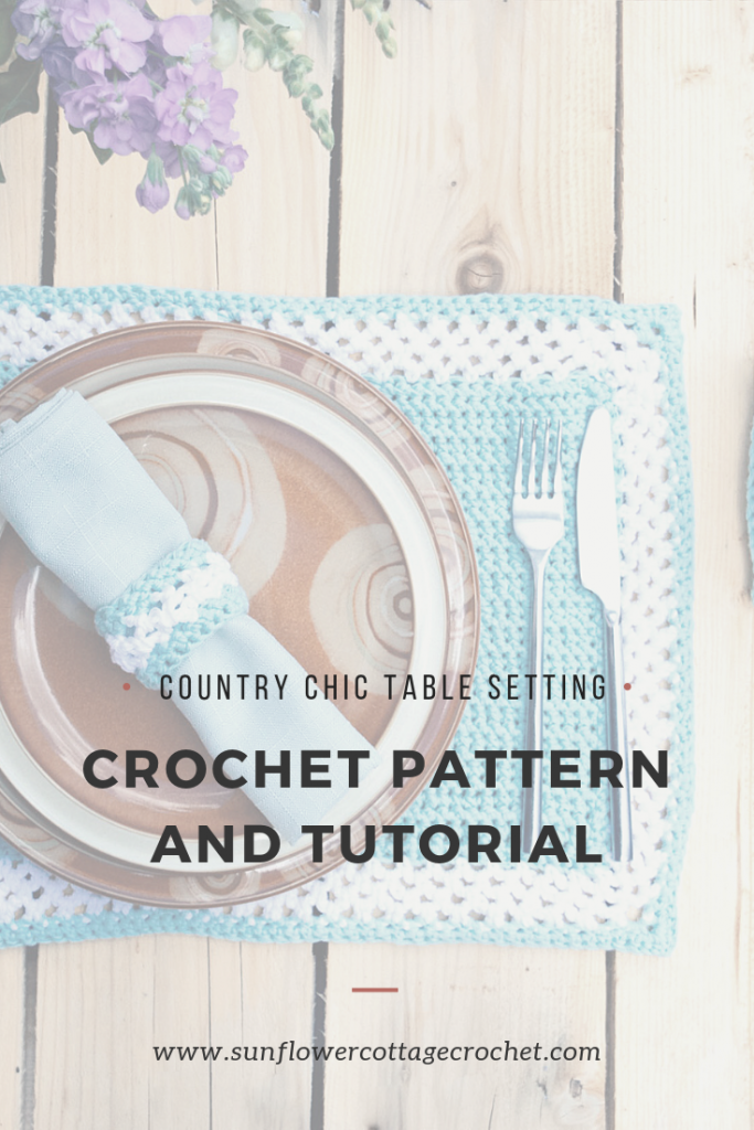 Crochet table set patterns