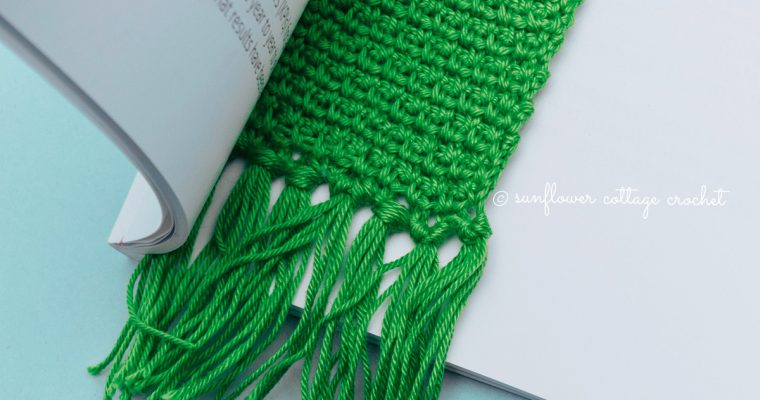 Woven Stitch Bookmark Crochet Pattern