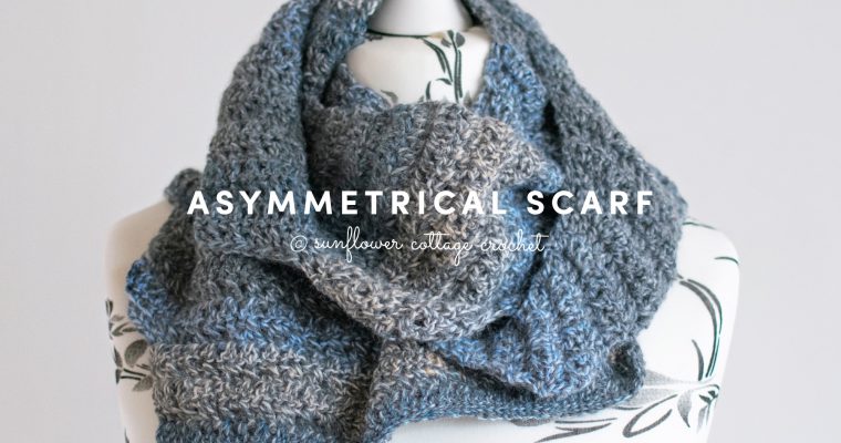 Asymmetrical Scarf Crochet Pattern