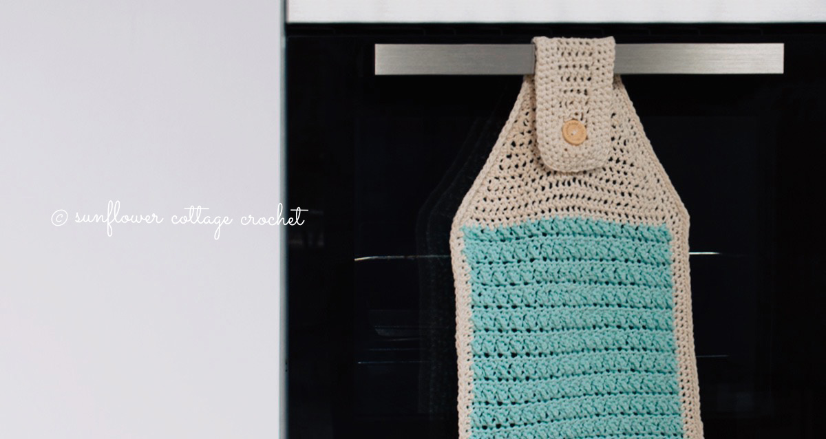 Sunshine-y Hanging Towel Crochet Pattern