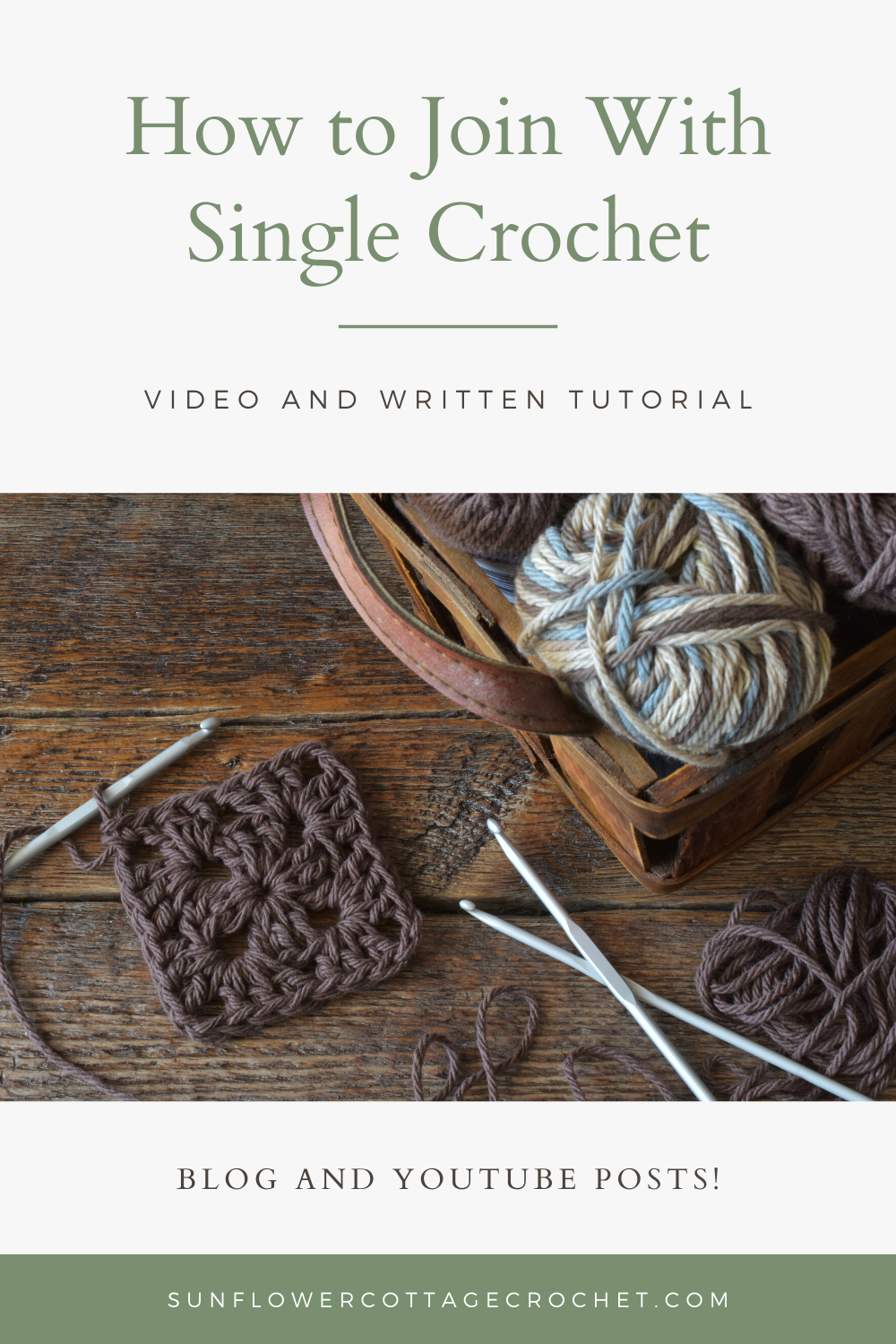 single crochet join