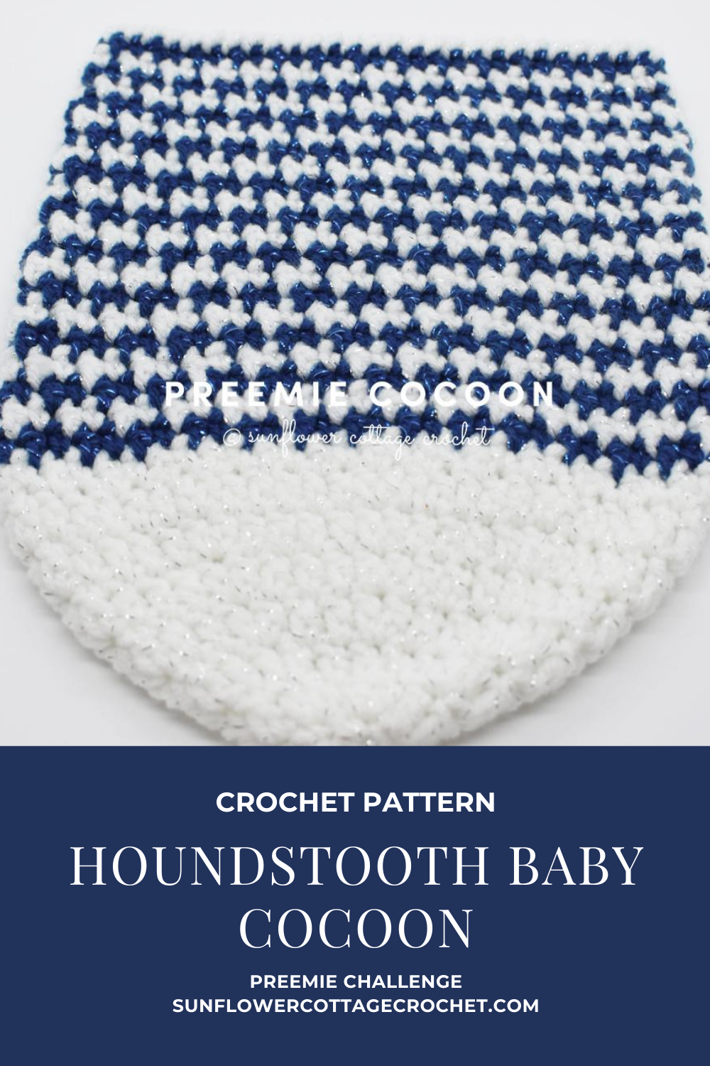houndstooth baby cocoon