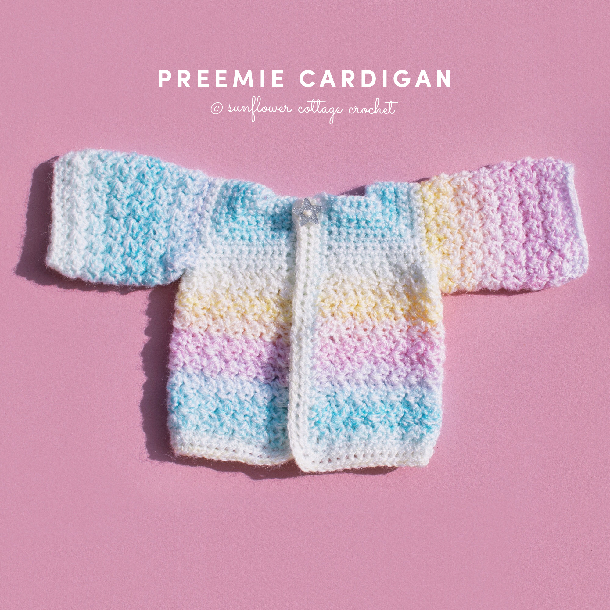 Preemie Cardigan Free pattern