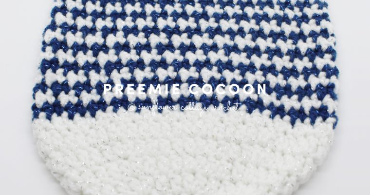 Houndstooth Baby Cocoon Crochet Pattern