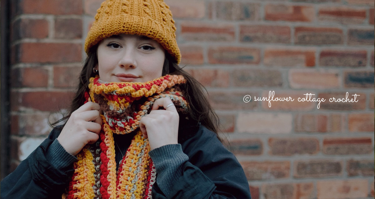Autumn Roads Beanie & Scarf | Crochet Patterns