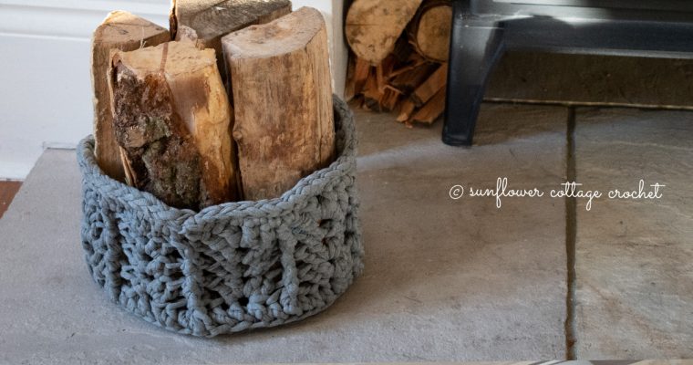 A Handy Storage Basket – Free Pattern