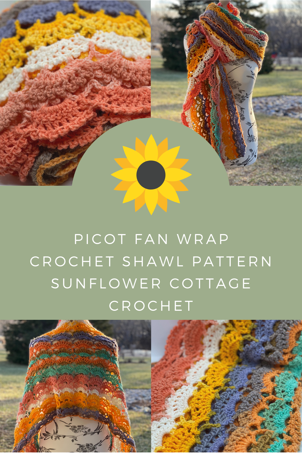 Picot Fan Wrap Pin