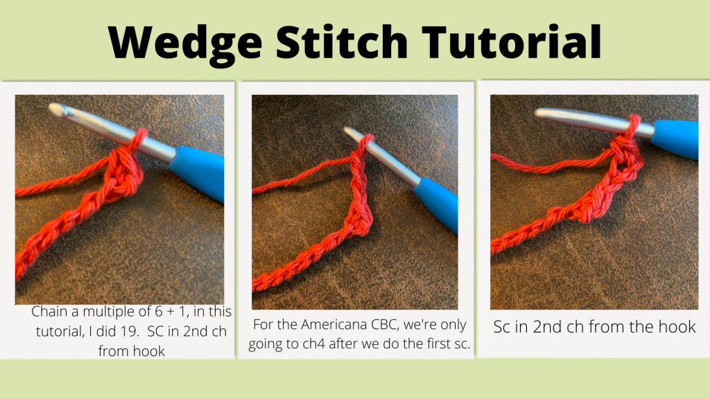 wedge stitch tutorial