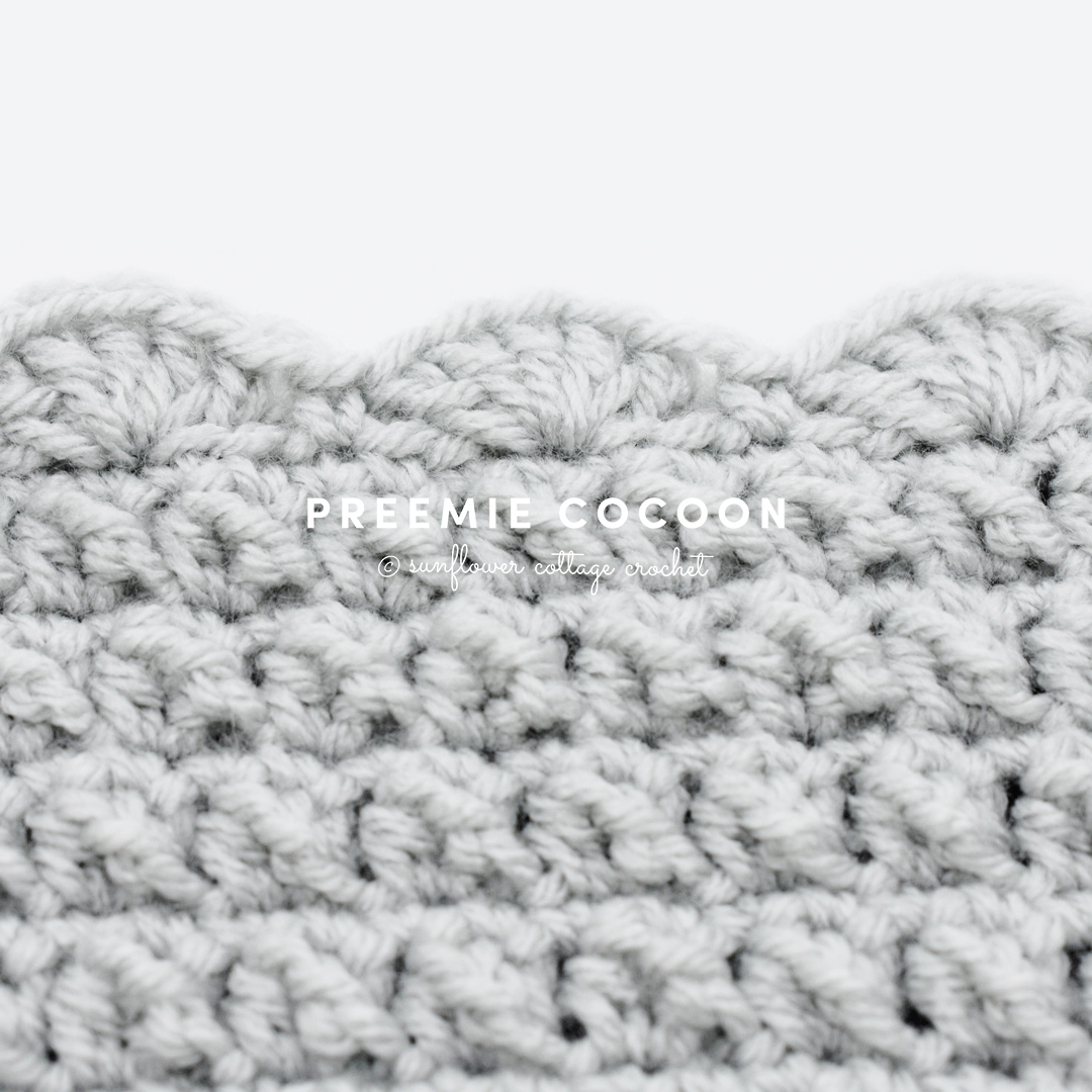 Wenona Preemie Cocoon | Preemie Crochet Challenge