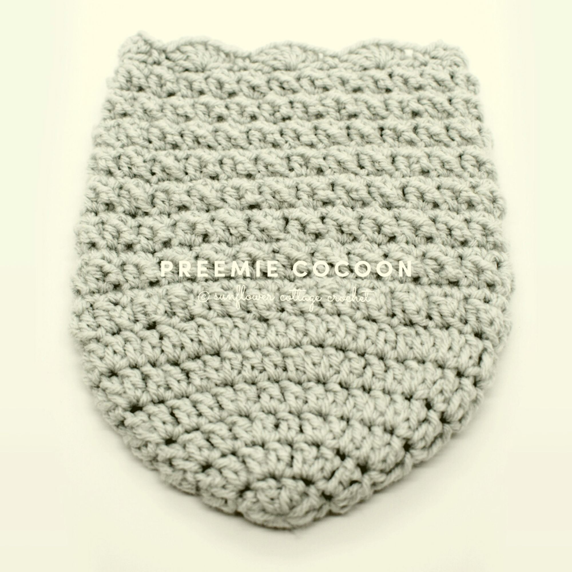 crochet preemie cocoon