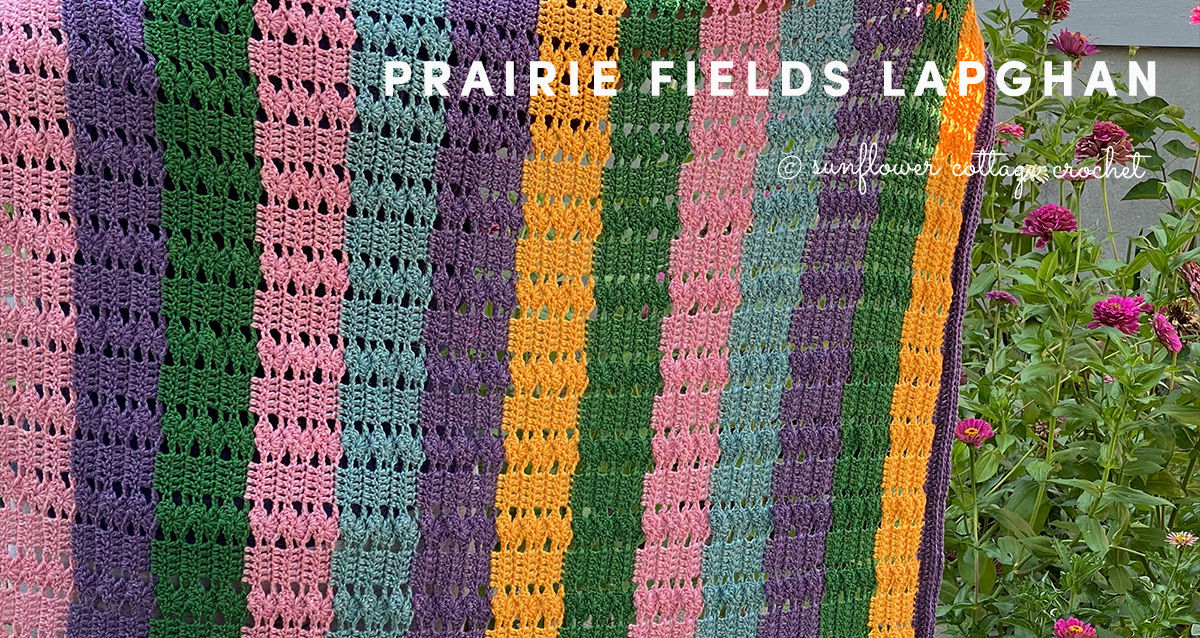 Easy Afghan Pattern: Prairie Fields Afghan