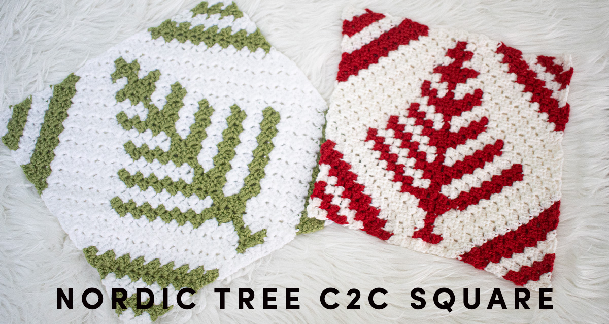 C2C Nordic Christmas Tree Square