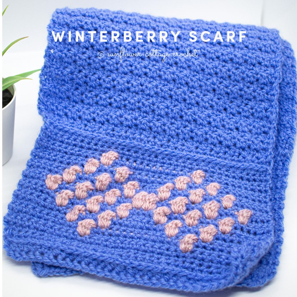 Winterberry Scarf Sunflower Cottage Crochet