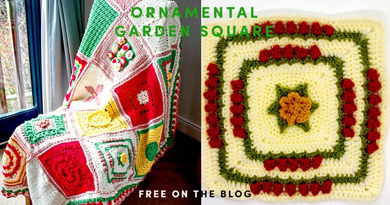 The Ornamental Garden Square – Free Crochet Pattern