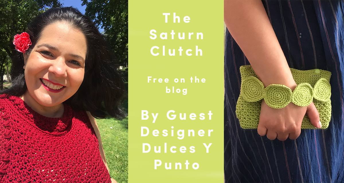 Saturn Clutch – Free pattern from Dulces y Punto