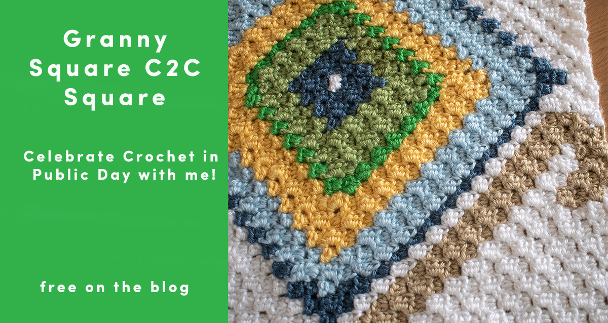Crochet in Public Day – June’s Free CAL Square Pattern