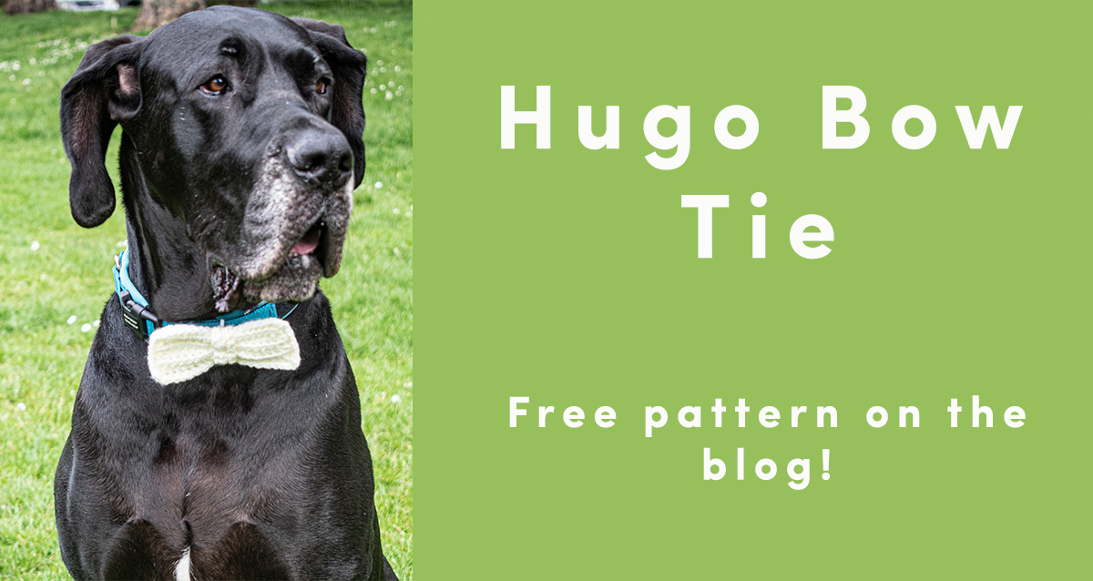 Hugo Bow Tie – free crochet pattern for your dogs!