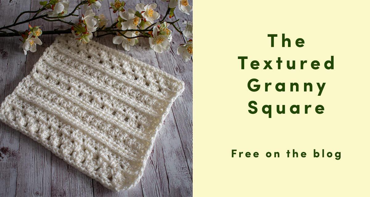 Textured Granny Square – Free Crochet Pattern