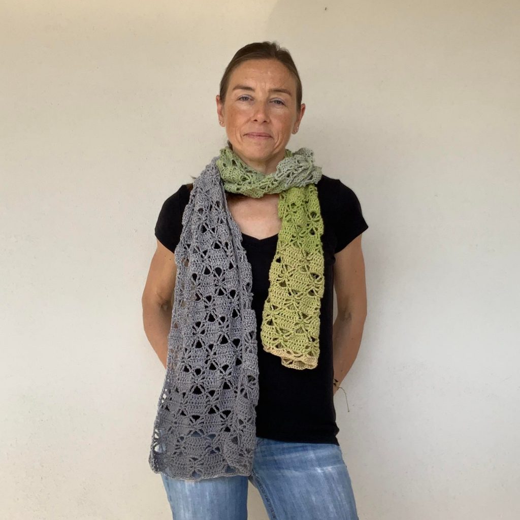 A Gorgeous Lacy Scarf - Free Pattern by Fosbas Designs - Sunflower ...