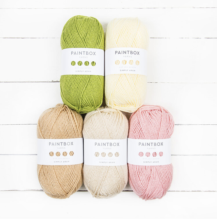 Paintbox Simply Aran is great for baby blanket crochet patterns!