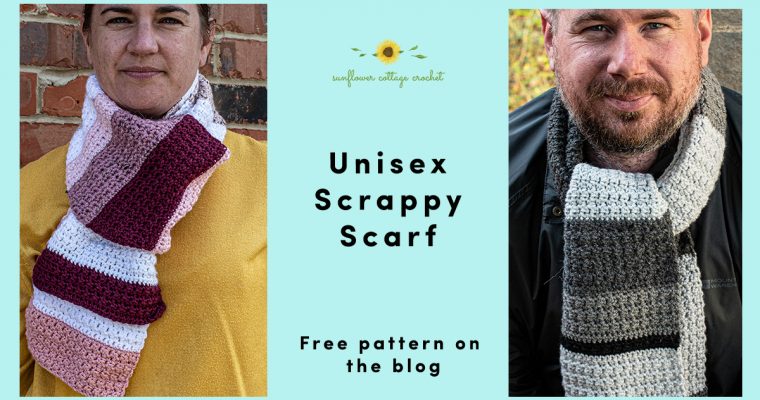 Looking for an easy crochet scarf? Try this free pattern