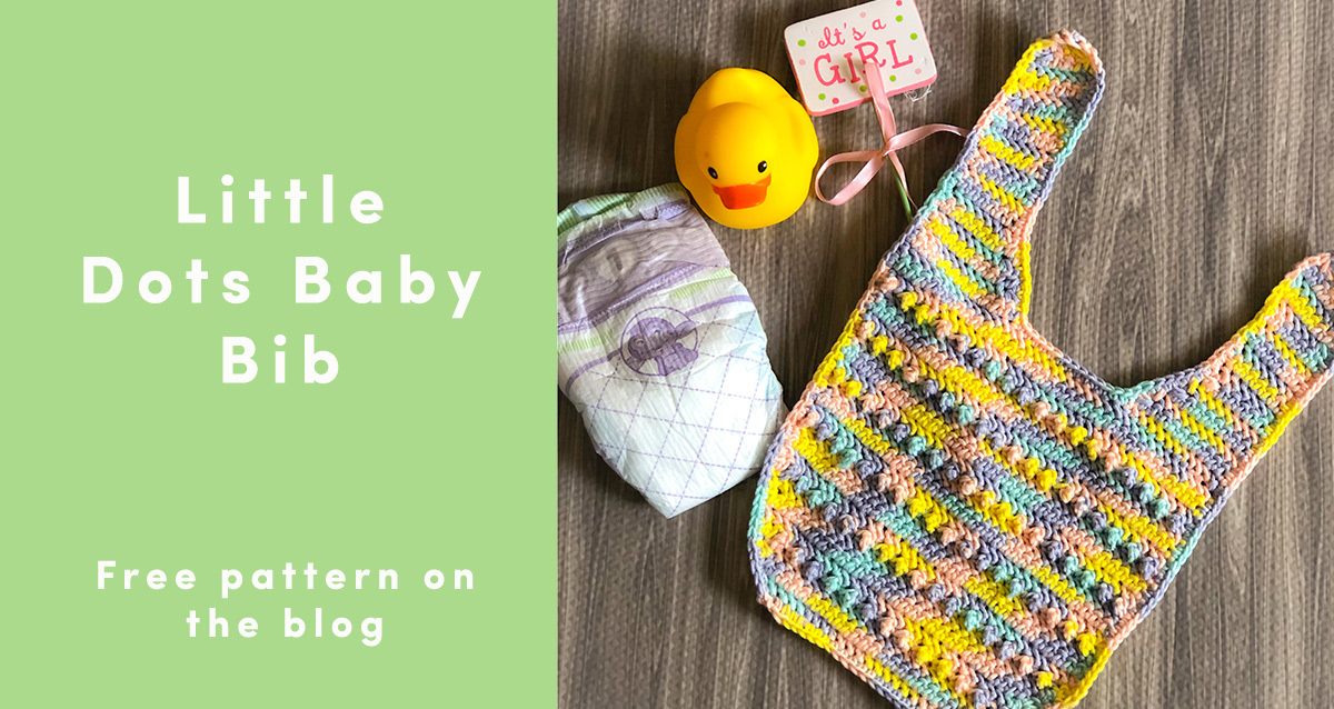A great baby bib pattern – crochet this one in a few hours!