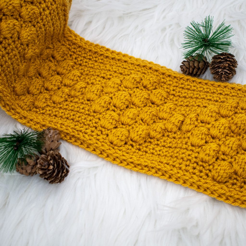 the bobble stitch can create some beautiful shapes and designs