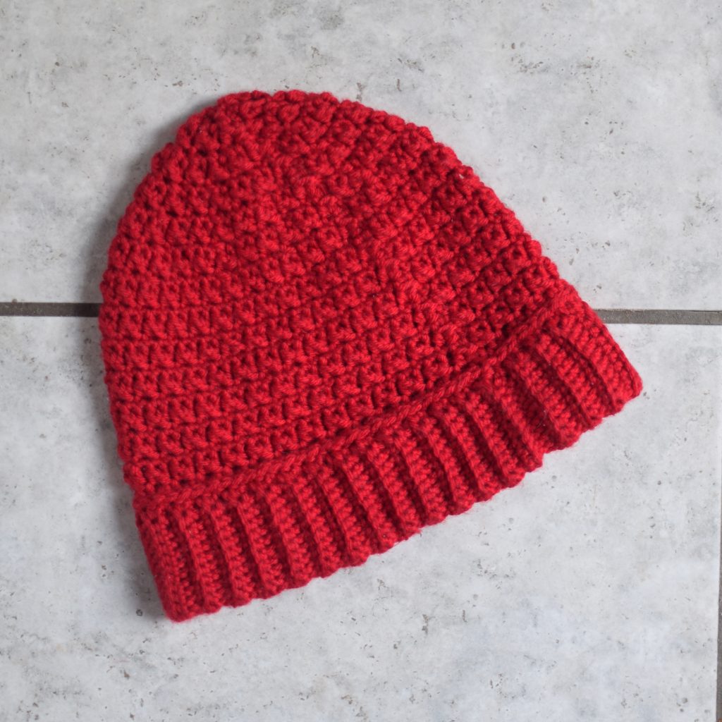 The Hannah Beanie is a unisex crochet hat pattern