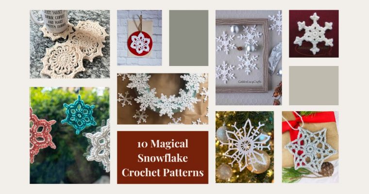 10 Magical Snowflake Crochet Patterns