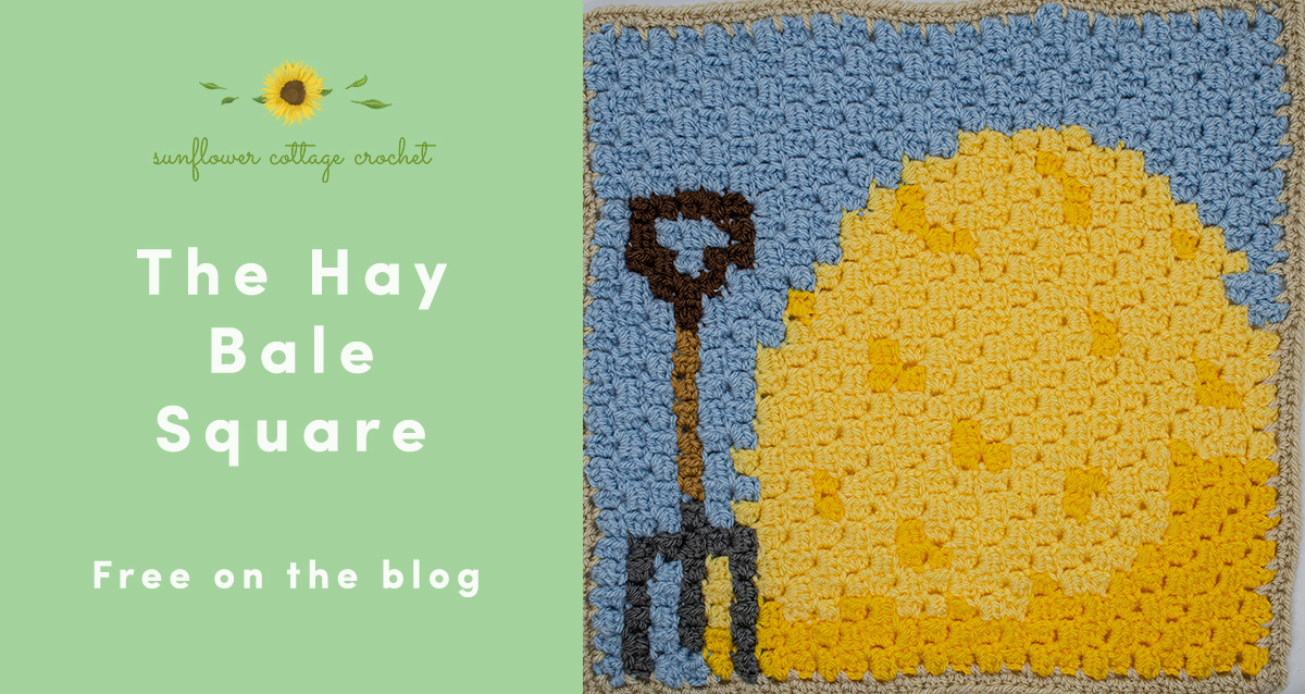 Looking for a harvest blanket square? Try this corner to corner one!