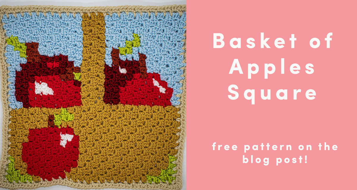 A quick corner to corner project – Basket of Apples