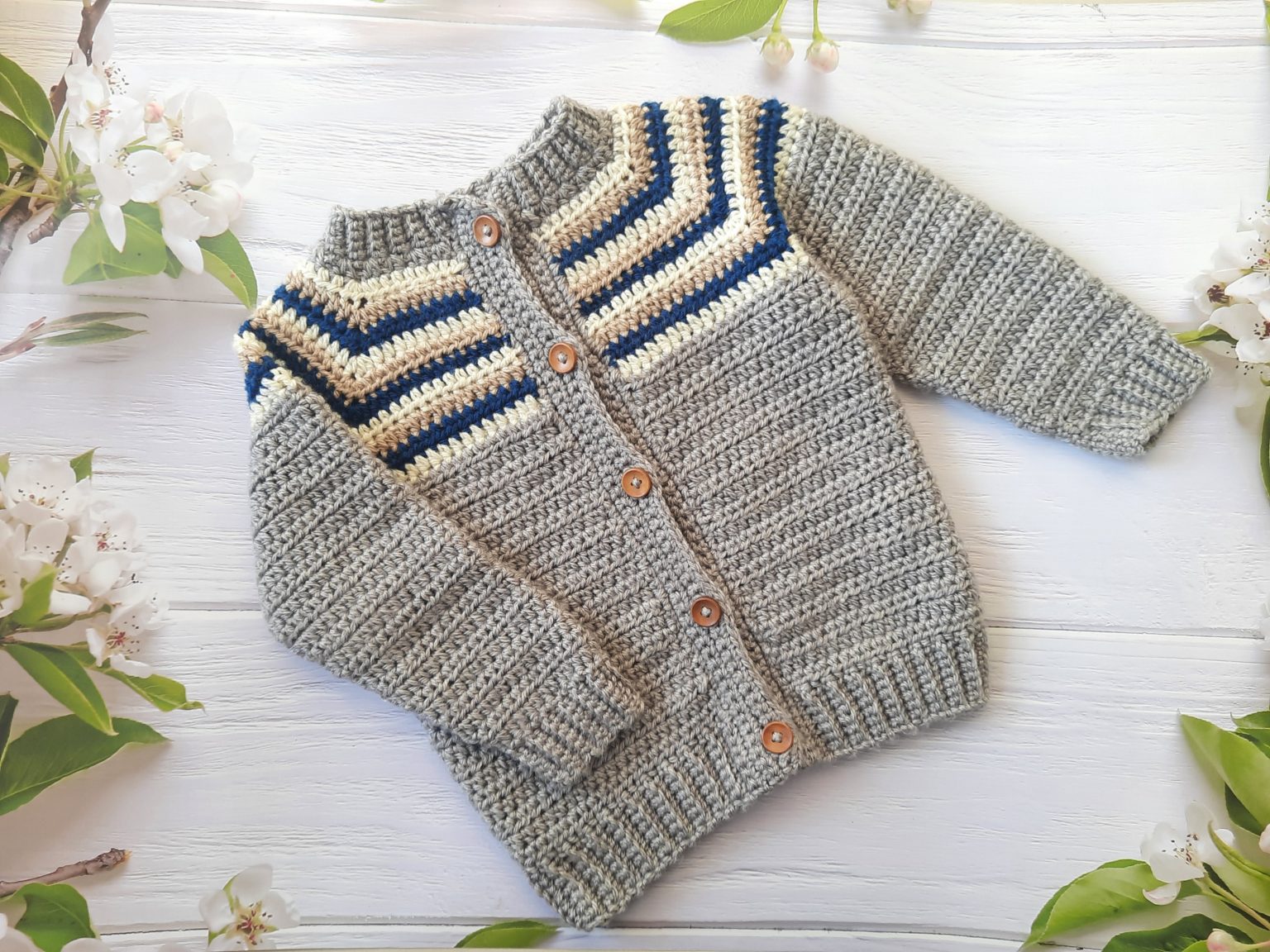 Free Child's Crochet Cardigan Pattern - Sunflower Cottage Crochet