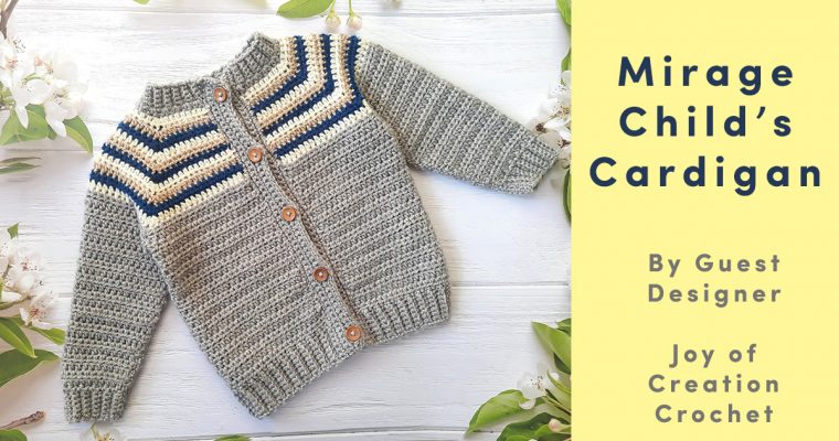 Child’s Crochet Cardigan Free Pattern – by Joy of Creation