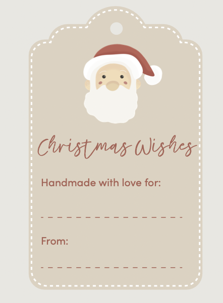 designed in neutral colours these Christmas gift tags will be the perfect finishing touch.