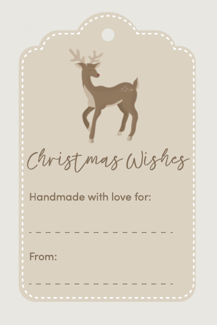 I love how sweet these Christmas gifts tags are