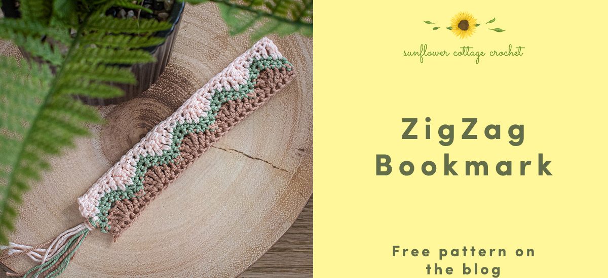 Perfect for book lovers – a free crochet bookmark pattern