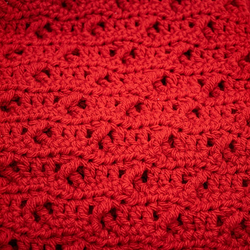 The texture on the body of the scarf is just gorgeous and worked out perfectly!