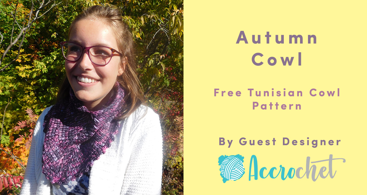 A Free Tunisian Crochet Cowl Pattern – by Guest Designer ACCROchet!