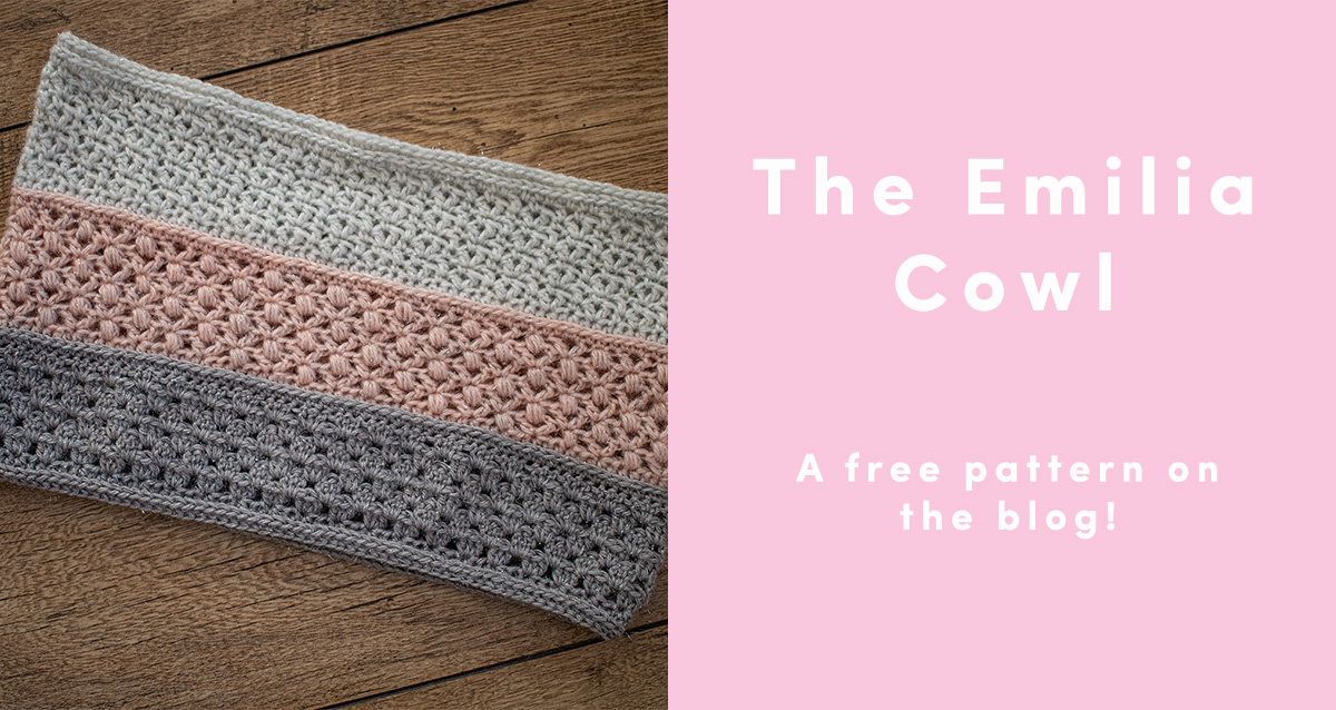 A free, fun and easy crochet cowl for all ages – The Emilia Cowl