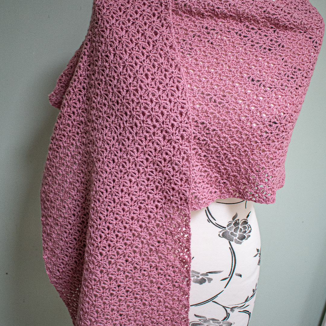 The Heidi Wrap - A beautiful Spring Crochet Shawl Pattern - Sunflower ...