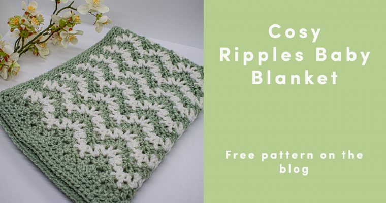 Gorgeous Free Baby Blanket Crochet Pattern – The Cozy Ripples Blanket