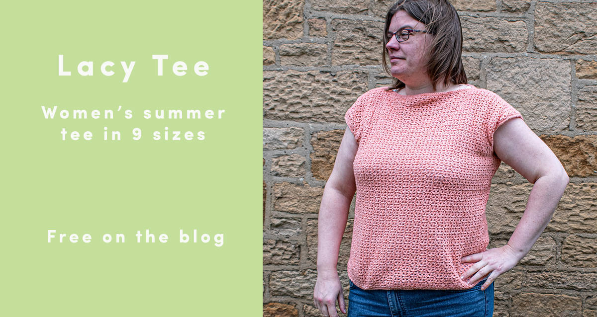 Free Summer Crochet Pattern for Women in 9 adult sizes!
