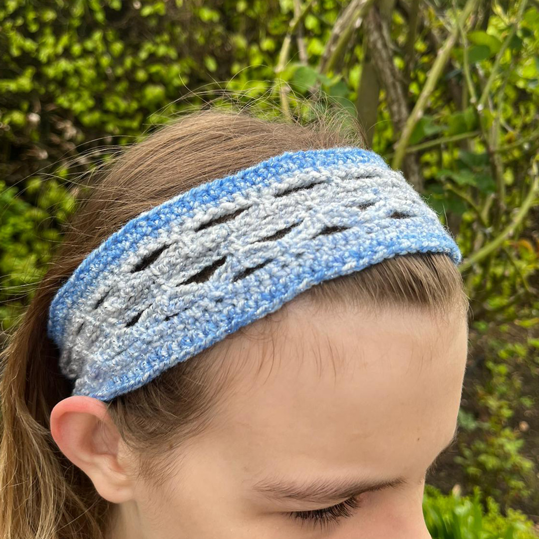 Joy Headband - crochet headband pattern - Sunflower Cottage Crochet
