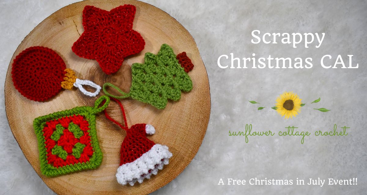 Crochet Christmas Baubles Flat - Sunflower Cottage Crochet